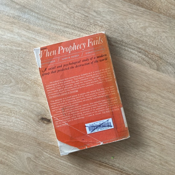 3 FOR $15 When Prophecy Fails Book - Picture 12 of 13